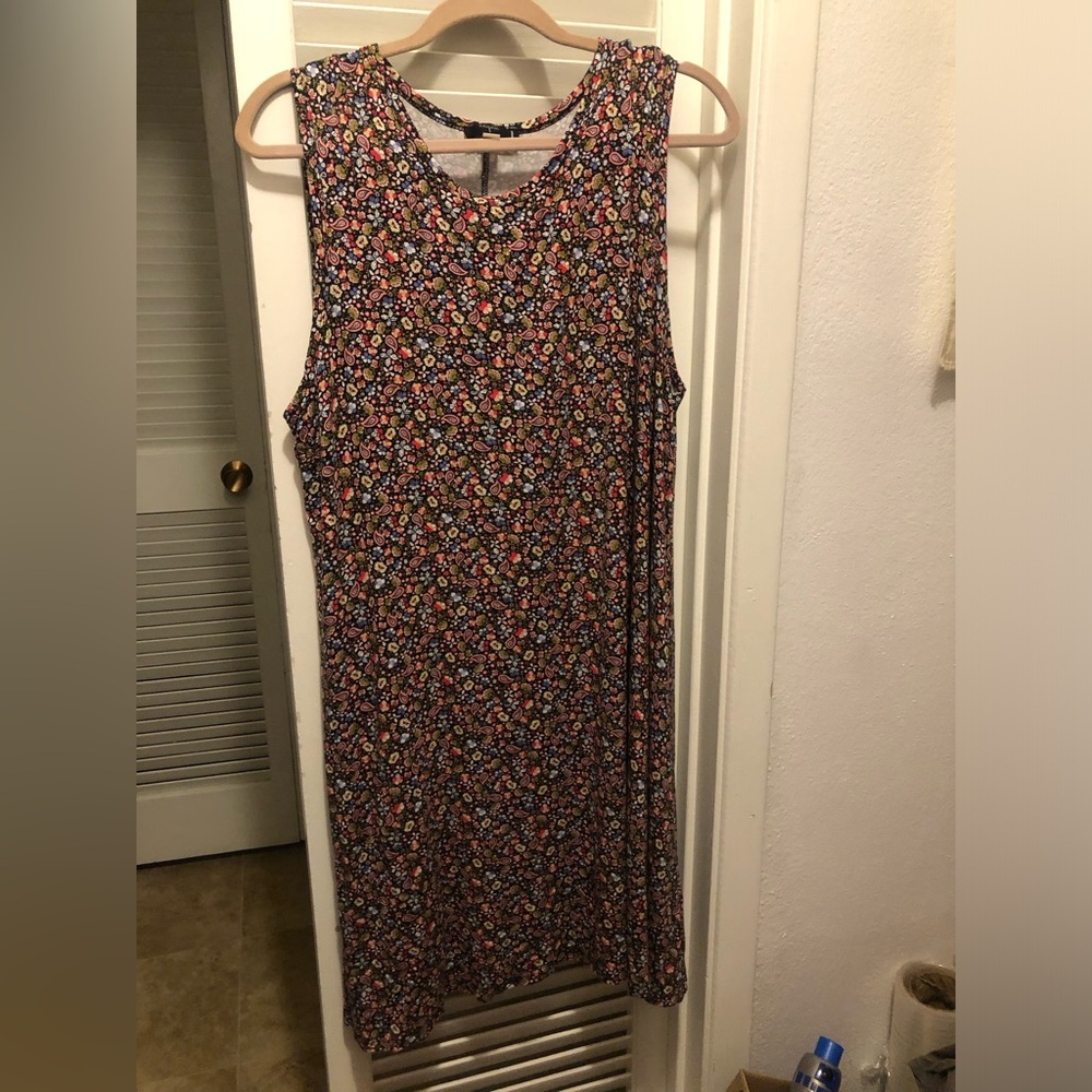 Tahari Floral Sleeveless Dress - Multicolor